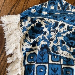 Unique block print crop top